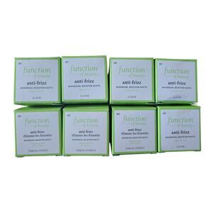 8x Function of Beauty Anti-Frizz Booster Treatment Shots 2 oz Set Lot NEW